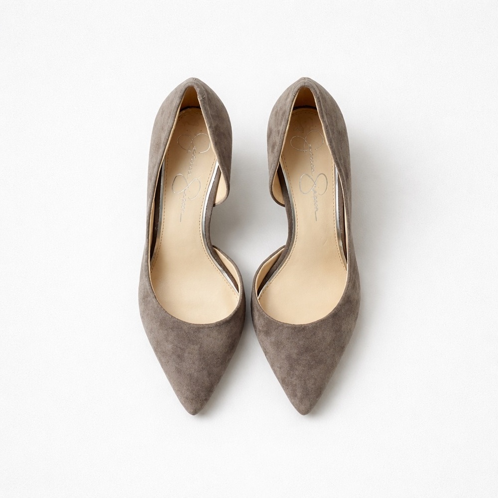 Jessica Simpson Taupe Heels
